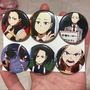 My Hero Academia Momo Yaoyorozu Pinback Bu…